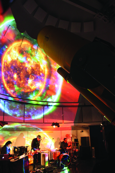 Astroconcierto en el telescopio Schmidt de Calar Alto, 01 Dec 2011