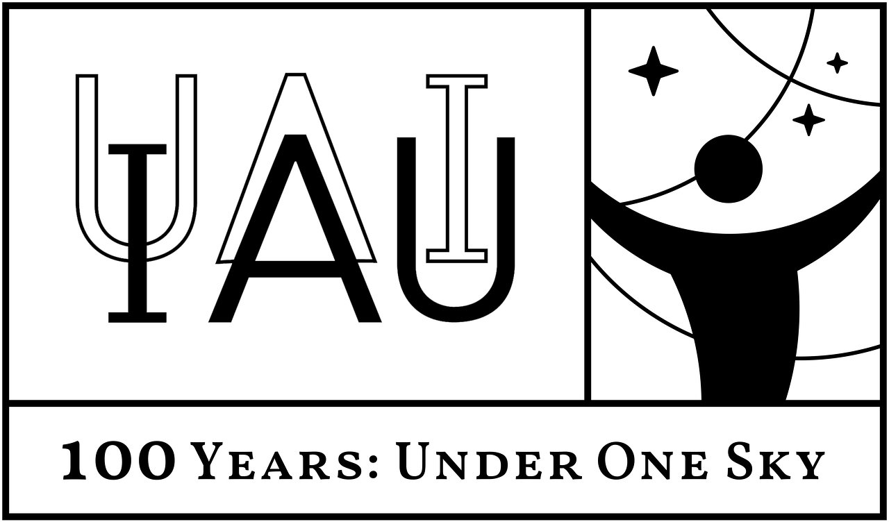 Logo IAU UAI 100 years Under One Sky